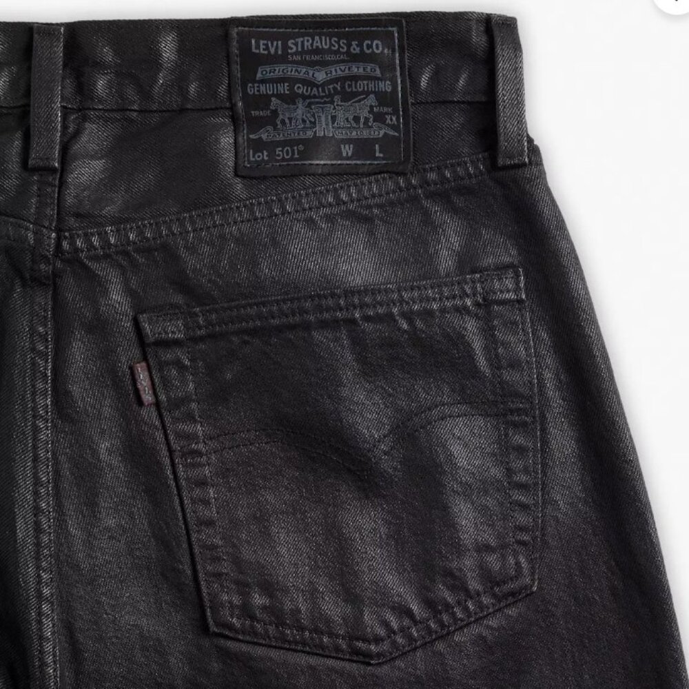 Mens Levi's 501 54 Wax coated original fit Jeans